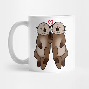 Otter Couple Mug